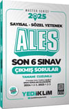 Yediiklim Yayınları 2025 Ales Sayısal Sözel Yetenek Son 6 Sınav Çıkmış Sorular