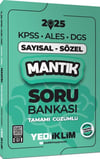 Yediiklim Yayınları 2025 KPSS ALES DGS Sayısal Sözel Mantık Tamamı Çözümlü Soru Bankası