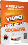 Yediiklim Yayınları 2025 KPSS Atölye Genel Kültür Coğrafya Video Ders Notları