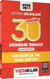Yediiklim Yayınları 2025 KPSS Eğitim Bilimleri 30 Popüler Rehberlik ve Özel Eğitim Tamamı Çözümlü Deneme Sınavı