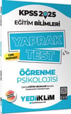 Yediiklim Yayınları 2025 KPSS Eğitim Bilimleri Öğrenme Psikolojisi Çek Kopart Yaprak Test
