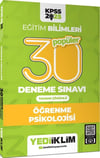 Yediiklim Yayınları 2025 KPSS Eğitim Bilimleri 30 Popüler Öğrenme Psikolojisi Tamamı Çözümlü Deneme Sınavı