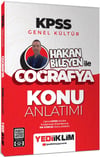 Yediiklim Yayınları 2025 KPSS Genel Kültür Hakan Bileyen ile Coğrafya Konu Anlatımı