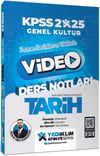 Yediiklim Yayınları 2025 KPSS Genel Kültür Atölye Tarih Video Ders Notları