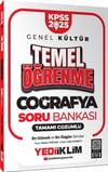 Yediiklim Yayınları 2025 KPSS Genel Kültür Coğrafya Temel Öğrenme Tamamı Çözümlü Soru Bankası