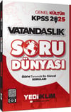 Yediiklim Yayınları 2025 KPSS Genel Kültür Vatandaşlık Soru Dünyası