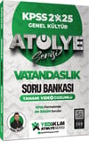 Yediiklim Yayınları 2025 KPSS Genel Kültür Atölye Serisi Vatandaşlık Tamamı Video Çözümlü Soru Bankası
