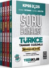 Yediiklim Yayınları 2025 KPSS Genel Yetenek Genel Kültür Tamamı Çözümlü Modüler Set Soru Bankası