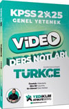 Yediiklim Yayınları 2025 KPSS Genel Yetenek Atölye Serisi Türkçe Video Ders Notları