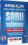 Yediiklim Yayınları 2025 KPSS Genel Yetenek Genel Kültür Tüm Dersler Soru Yağmuru
