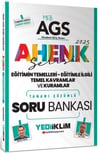 Yediiklim Yayınları 2025 MEB AGS Ahenk Serisi Eğitimin Temelleri Eğitimle İlgili Temel Kavramlar ve Kuramlar Tamamı Çözümlü Soru