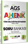 Yediiklim Yayınları 2025 MEB AGS Ahenk Serisi Türk Milli Eğitim Sisteminin Genel Yapısı Tamamı Çözümlü Soru Bankası