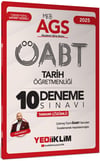 Yediiklim Yayınları 2025 MEB AGS ÖABT Tarih Öğretmenliği Tamamı Çözümlü 10 Deneme Sınavı
