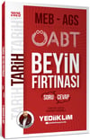 Yediiklim Yayınları 2025 MEB AGS ÖABT Tarih Beyin Fırtınası Soru Cevap