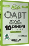 Yediiklim Yayınları 2025 MEB AGS ÖABT Biyoloji Öğretmenliği Tamamı Çözümlü 10 Deneme Sınavı