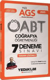 Yediiklim Yayınları 2025 MEB AGS ÖABT Coğrafya Öğretmenliği Tamamı Çözümlü 7 Deneme Sınavı