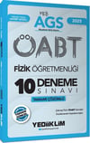 Yediiklim Yayınları 2025 MEB AGS ÖABT Fizik Öğretmenliği Tamamı Çözümlü 10 Deneme Sınavı
