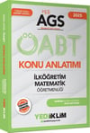 Yediiklim Yayınları 2025 MEB AGS ÖABT İlköğretim Matematik Öğretmenliği Konu Anlatımı
