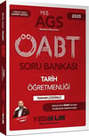 Yediiklim Yayınları 2025 MEB AGS ÖABT Tarih Öğretmenliği Tamamı Çözümlü Soru Bankası