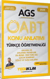 Yediiklim Yayınları 2025 MEB AGS ÖABT Türkçe Öğretmenliği Anlama ve Anlatma Teknikleri Dil Bilimi Yeni Türk Dili Çocuk Edebiyatı