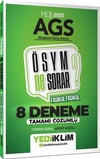 Yediiklim Yayınları 2025 MEB AGS ÖSYM Ne Sorar Tamamı Çözümlü 8 Fasikül Deneme Sınavı