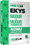 Yediiklim Yayınları 2025 MEB EKYS Müdür ve Müdür Yardımcılığı Konu Anlatımı