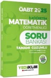 Yediiklim Yayınları 2025 ÖABT İlköğretim Matematik Öğretmenliği Soru Bankası