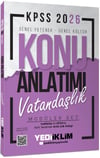 Yediiklim Yayınları 2026 KPSS Genel Yetenek Genel Kültür Konu Anlatımlı Modüler Set 5 Kitap