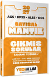 Yediiklim Yayınları 2027 AGS KPSS ALES DGS Sayısal Mantık Tamamı Çözümlü Çıkmış Sorular
