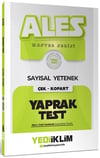 Yediiklim Yayınları 2027 ALES Master Seris Sayısal Yetenek Çek Kopart Yaprak Test