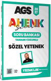 Yediiklim Yayınları 2027 MEB AGS Ahenk Serisi Sözel Yetenek Tamamı Çözümlü Soru Bankası