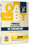 Yediiklim Yayınları 2027 MEB AGS ÖABT Türkçe Öğretmenliği Tamamı Çözümlü 10 Deneme