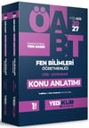 Yediiklim Yayınları 2027 MEB AGS ÖABT Fen Bilimleri Öğretmenliği Konu Anlatımı 2 Cilt