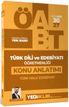 Yediiklim Yayınları 2027 MEB AGS ÖABT Türk Dili ve Edebiyatı Öğretmenliği Türk Halk Edebiyatı Konu Anlatımı