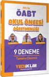 Yediiklim Yayınları 2027 MEB AGS ÖABT Okul Öncesi Öğretmenliği Tamamı Çözümlü 9 Deneme