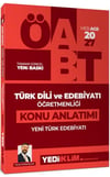 Yediiklim Yayınları 2027 MEB AGS ÖABT Türk Dili ve Edebiyatı Öğretmenliği Yeni Türk Edebiyatı Konu Anlatımı