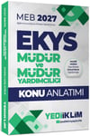 Yediiklim Yayınları 2027 MEB EKYS Müdür  ve Müdür Yardımcılığı Konu+Soru+5 Deneme Seti
