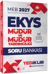 Yediiklim Yayınları 2027 MEB EKYS Müdür  ve Müdür Yardımcılığı Konu+Soru+5 Deneme Seti