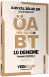 Yediiklim Yayınları AGS ÖABT Sosyal Bilgiler Öğretmenliği Tamamı Çözümlü 10 Deneme Sınavı