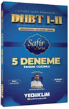 Yediiklim Yayınları DHBT I-II Ortaöğretim - Ön Lisans - Lisans Safir Serisi Tamamı Çözümlü 5 Deneme Sınavı