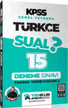 Yediiklim Yayınları KPSS Genel Yetenek Sual Türkçe Tamamı Video Çözümlü 15 Deneme