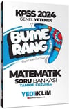 Yediiklim Yayınları 2024 KPSS Genel Yetenek Bumerang Matematik Tamamı Çözümlü Soru Bankası
