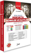 Yetki Yayınları 2026 Hukukta Renk Analizli Süreler Sayılar Ders Notları