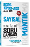 Yönerge 2026 KPSS MEB AGS ALES DGS Sayısal Mantık Konu Özetli Soru Bankası