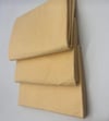 WİKROMikrofiber 3 Adet Kalın Profesyonel Gerçek Güderi 50x70 Kurulama Parlatma Cilalama Yeni