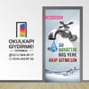 Kapı Giydirme Bay Bayan Wc KG WC 15