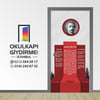 Kapı Giydirme Bilim İnsanları Albert Einstein KG Bİ 19