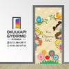 Kız Öğrenci WC Kapı Giydirme 103