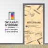 Kütüphane Kapı Giydirme 85