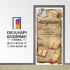 Kütüphane Kapı Giydirme 86